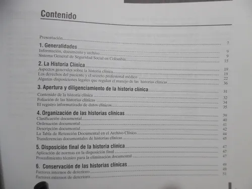 Apuntes Para La Organización De Historias Clínicas. Agn. (Usado)