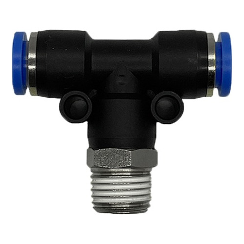 Conector Tee Neumático Rosca 3/8 - Tubo 12mm X1u