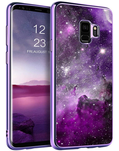 Funda Para Samsung Galaxy S9 Galaxia Violeta