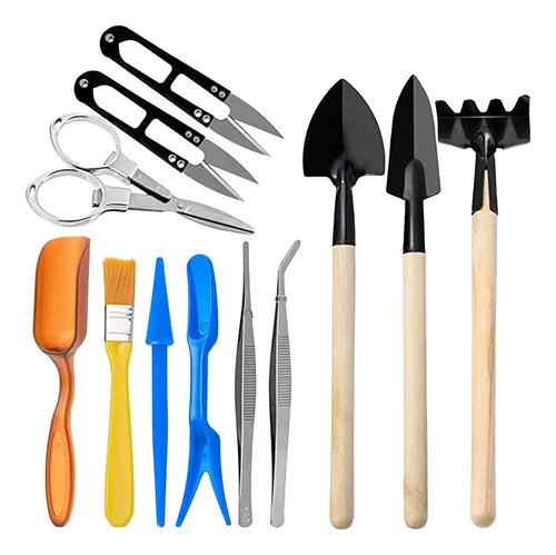 12 Piezas De Herramientas De Trasplante Manual, Herramientas