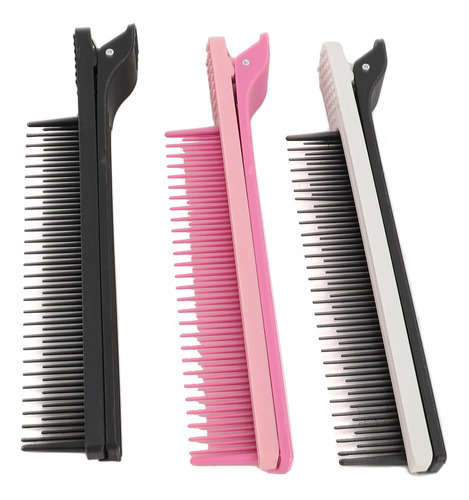 Peineta Con Clip, 3 Unidades, Para Estilista, Plancha De Des