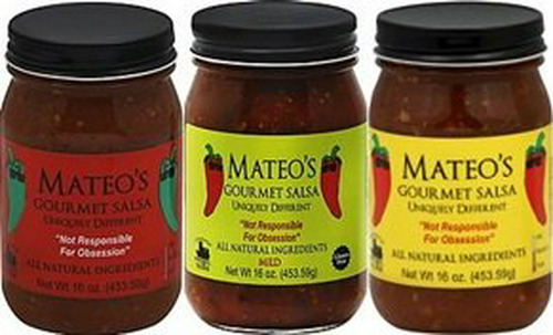 Salsa Gourmet Picante Mateo 16oz (pack De 3) Variedad De Niv