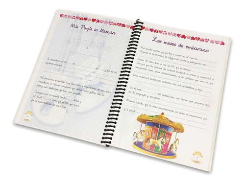 Imagen 2 de 10 de Cuaderno Agenda Sublimable 15x21cm Agenda Pediátrica
