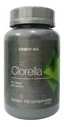 Imagem 1 de 2 de Clorella 100 Comprimidos 500mg Mediervas