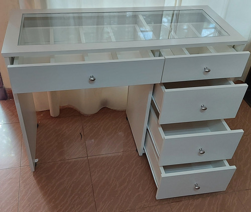 Imagen 4 de 10 de Maquillador Tocador Alto 70cm Largo 90cm Prof 45cm