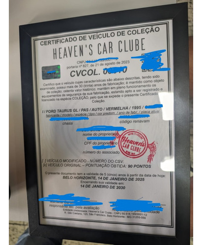 Ford Taurus 3.0 Gl V6 24v Gasolina 4p Automático