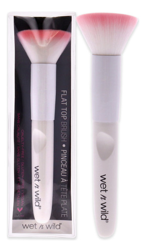 Brocha De Maquillaje Wet N Wild Flat Top Para Mujer