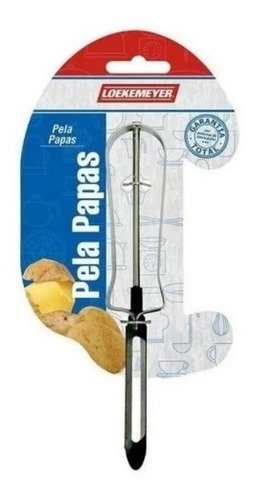 Imagen 3 de 3 de Pelapapas Loekemeyer Mango Acero Pelador Pela Papas