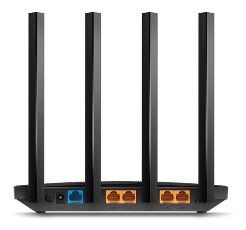 Imagen 3 de 6 de Access point, Router TP-Link Archer C80 V1 negro 220V