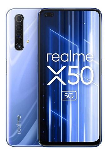 Imagen 4 de 4 de Realme X50 5G (48Mpx) Dual SIM 128 GB hielo plateado 6 GB RAM