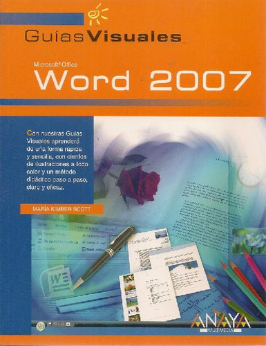 Libro Guias Visuales Word 2007  Microsoft Office De Maria Ki