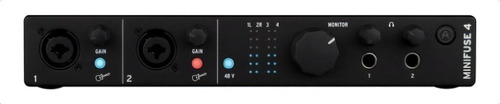 Placa Interfaz De Audio Arturia Minifuse 4 Black Midi Blanco
