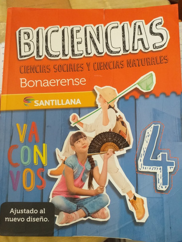 Biciencias 4 Bonaerense Santillana 1° Ed (2019) Martínez 