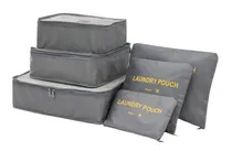 Comprar Set con 6 organizadores de bolsas de viaje, organizador de colores