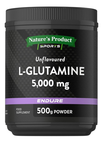 L-glutamina Polvo L-glutamine Sin Sabor - g a $236