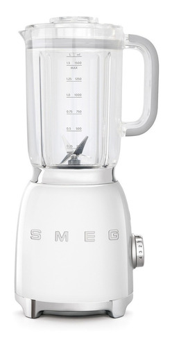 Licuadora Smeg 50's Style BLF01 1.5 L blanca con jarra de tritan 220V - 240V