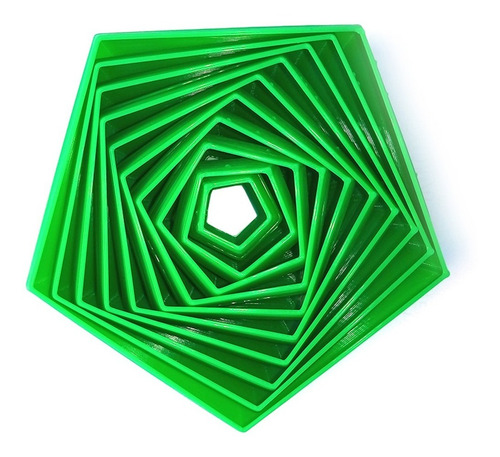Imagen 3 de 5 de Twister 3d Atrapante Fidget Antiestres - Color Rojo