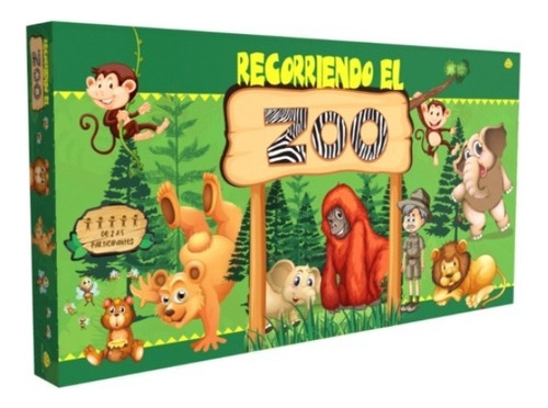 Juego De Mesa Recorriendo El Zoo Yuyu Original Niños +5 Años