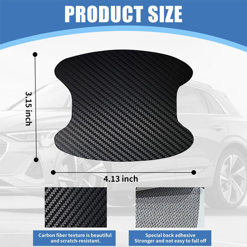 Calcomanías Para Manija De Puerta Automóvil Universal 8 Piez