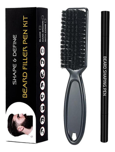 Pluma De Relleno De Barba 2 En 1 A Prueba De Sudor Rellena