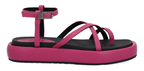 Sandalias Plana Fucsia  3521011