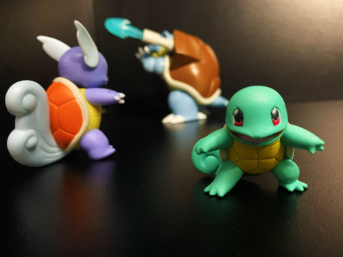 Lote Pokémon Jazwares Tomy Squirtle Wartortle Blastoise (Usado)