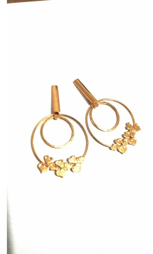 Imagem 1 de 1 de Brinco Folheado A Ouro 18k