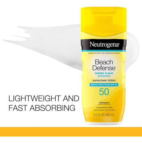Neutrogena Beach Defense Loción De Protección Solar Spf 50 -