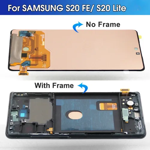 T Pantalla Amoled Con Marco For Samsung S20 Fe Lite G780f