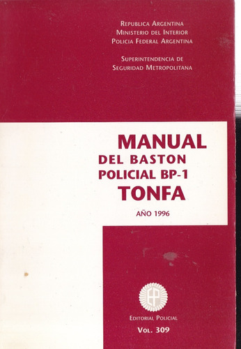 Manual Del Bastón Policial Bp- 1 Tonfa