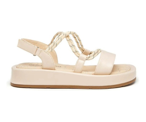 Sandalias De Mujer Lady Stork Confort Plataforma Bionda Tira