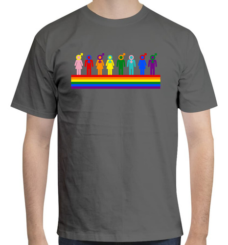 Playera Manga Corta Diseño Lgbtq+ - Pride - Love