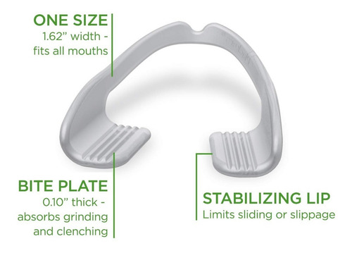 Imagen 3 de 3 de Protector Bucal Dental Para Adultos Bruxismo Marca Plackers
