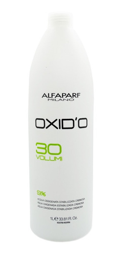 Alfaparf Oxidante 30 Volúmenes X 1000 Ml Para Tintura Color