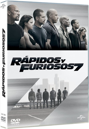 Rápidos Y Furiosos 7 Dvd Película Nuevo