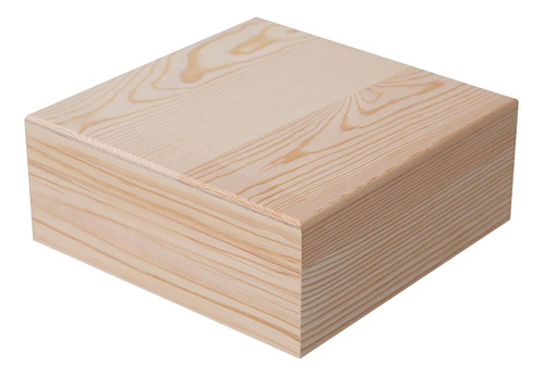 Caja De Madera Para Guardar Secretos Y 20cmx20cmx8cm