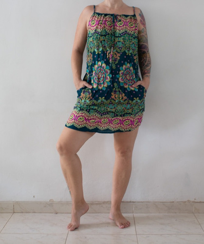 Vestido Hindú Enterizo Con Falda Chill Out 