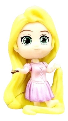 Princesas Mini Figura Colección Decoración Muñeca Rapunzel 