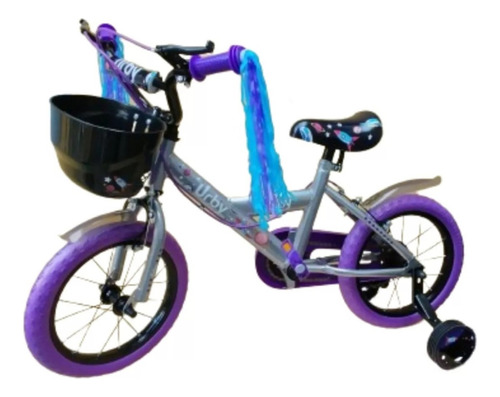 Bicicleta Infantil  Rodado 14 Canasto Ruedas Reforzadas