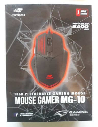 Mouse Optico Gamer C3tech 2400 Dpi Mg-10