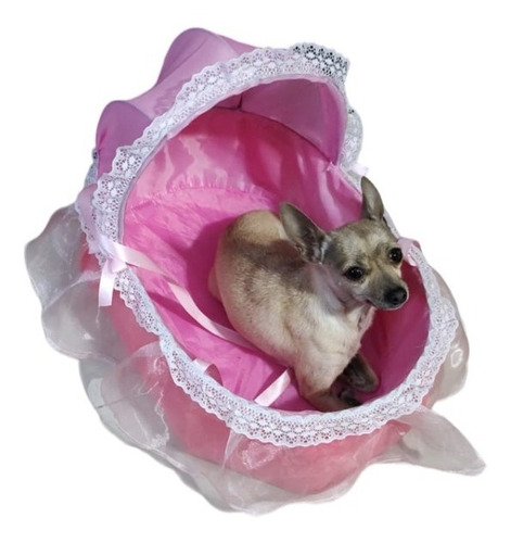 Cama Para Perro Tipo Moises, Elegante Comoda Colores 1 Pieza