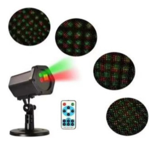 Spot Led Laser Estrellas Control Funciona Modo Sonido Rítmic