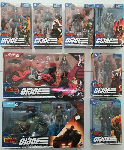 Gi Joe Classified Series, Cobra Island Colección 8 Figuras (Usado)