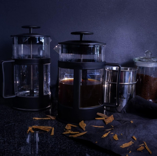 Ilios Innova Cafetera Prensa Francesa De Vidrio De 800 Ml Negro