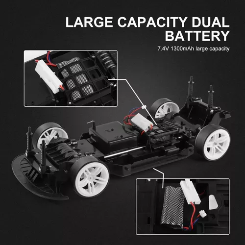 Carrinho De Controle Remoto Nissan Gtr Vel 70 Km Para Drift