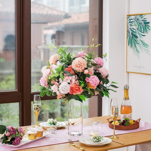 Vaso De Vidro Transparente Darenyi Para Flores, Vaso De Cili