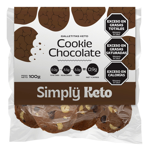 Galletitas Keto - Cookie Chocolate - Simply Keto