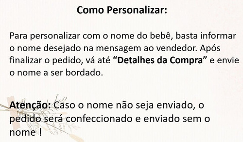 Roupão Infantil Para Bebê Personalizado