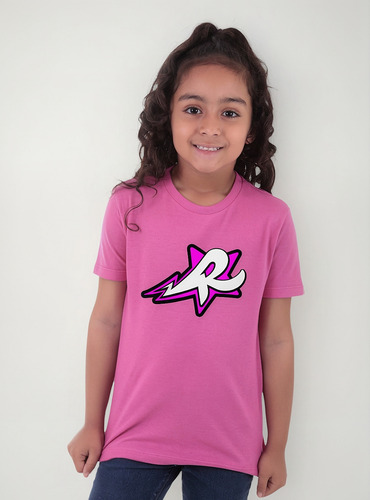 Camiseta Youtuber Emilly Vick Para Meninas Crianças Algodão