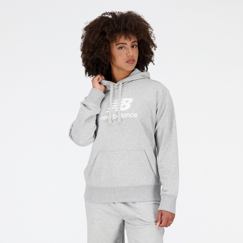 Sudadera New Balance Essentials Stacked Logo Para Mujer